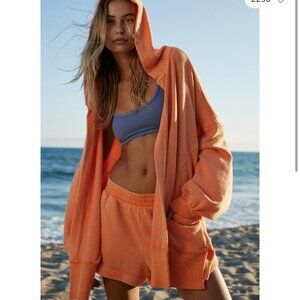 Free people Shorts and Cardigan